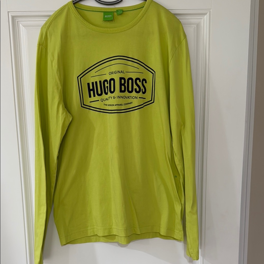 Hugo Boss Bright Green Logo Shirt